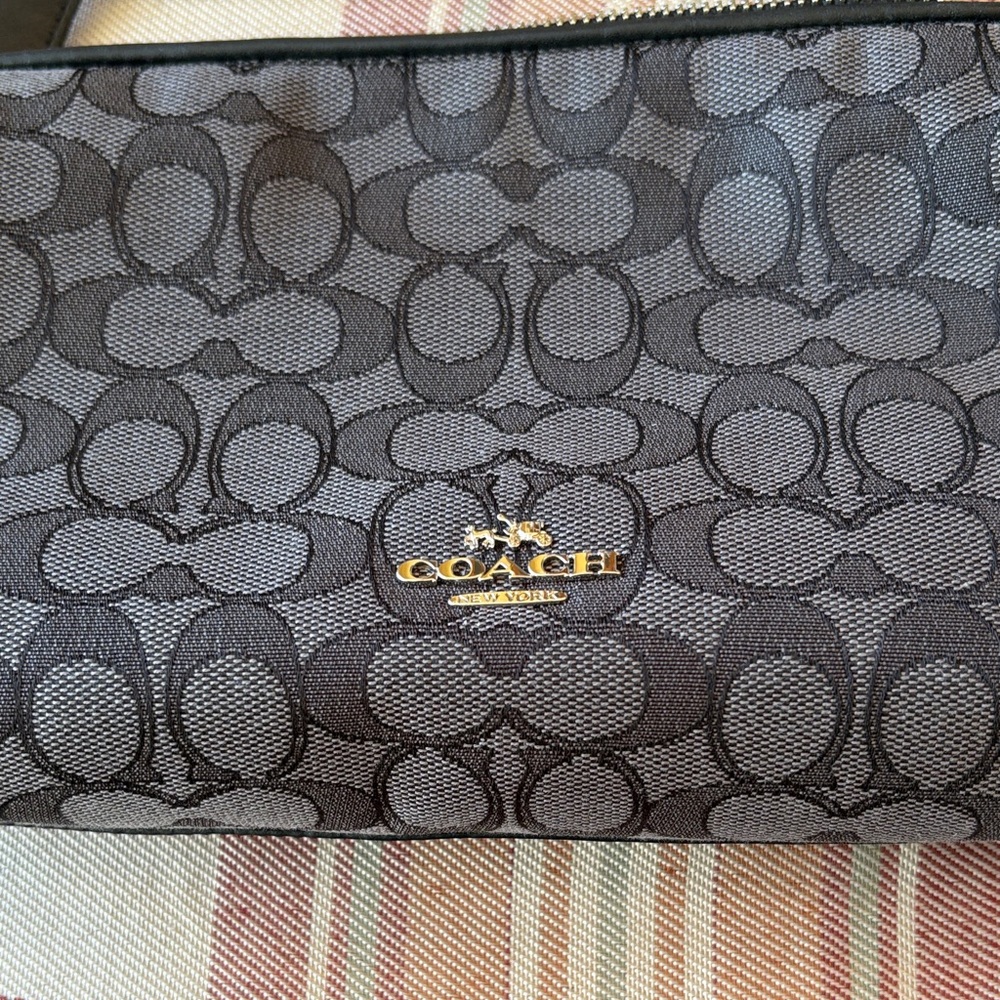 Coach Charcoal and Black Shoulder Bag - Picture 2 of 7